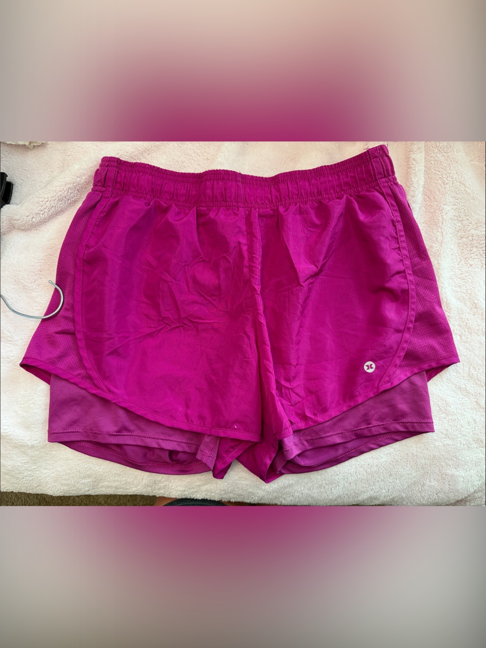 RBX Women’s Athletic Shorts in Fuchsia
